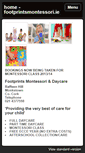 Mobile Screenshot of footprintsmontessori.ie